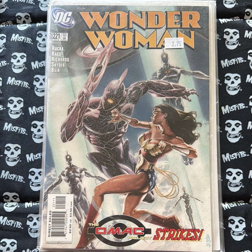 Wonder Woman Comic Issue #221 - Dynamic Cover Art
